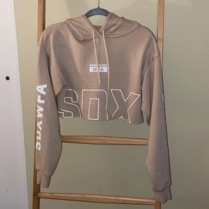 Sarah’s Day x White Fox Boutique cropped hoodie